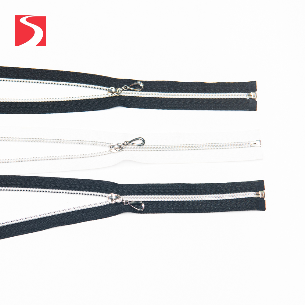 No. 5 Nylon Zipper Silver Plated