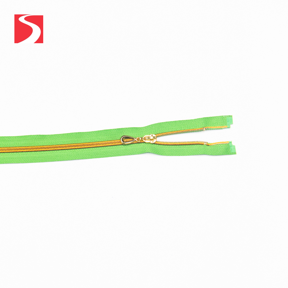 No.5 Nylon Zipper Gold Plated